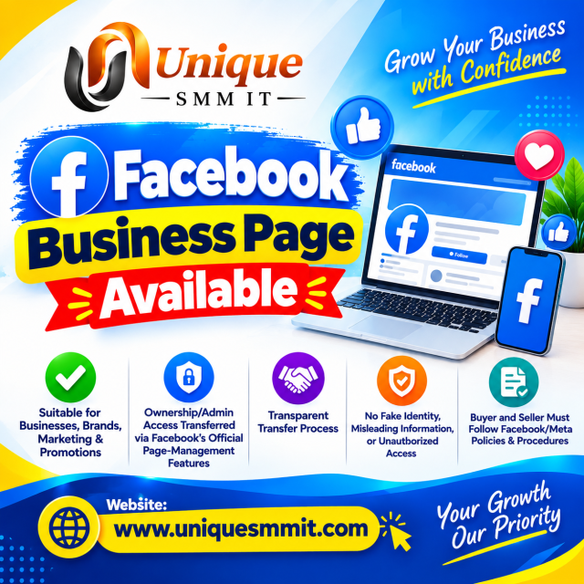 Facebook Business Page Available