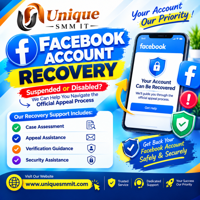 Facebook Suspended Account Recovery Assistance