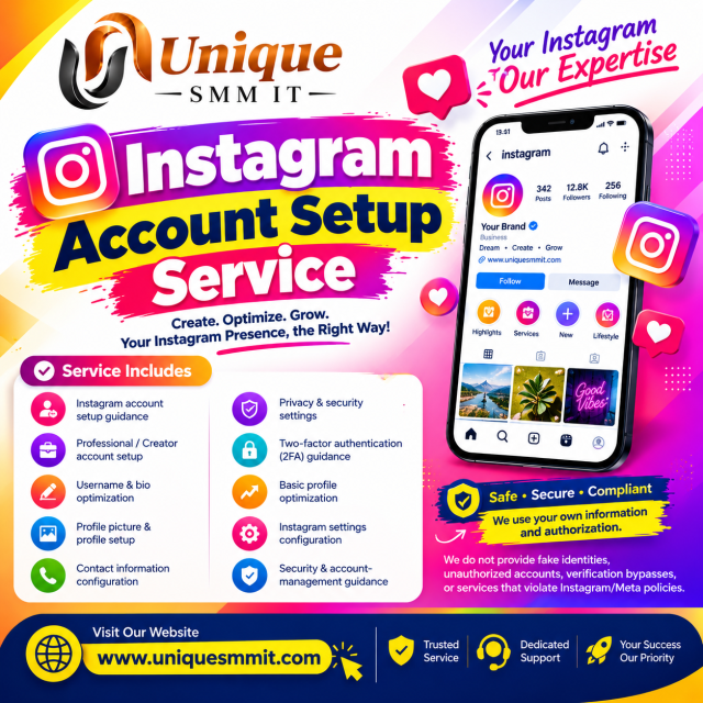Instagram Account Setup Service